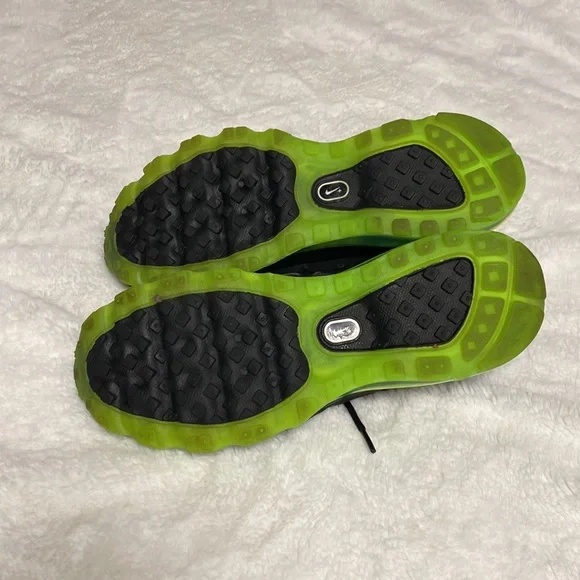 Air Max 2012 black/lime green women’s size 9.5 - Picture 8 of 10